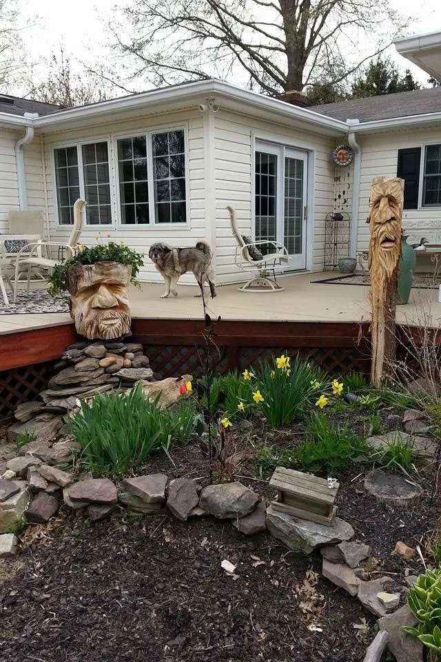 Carvings In The Garden