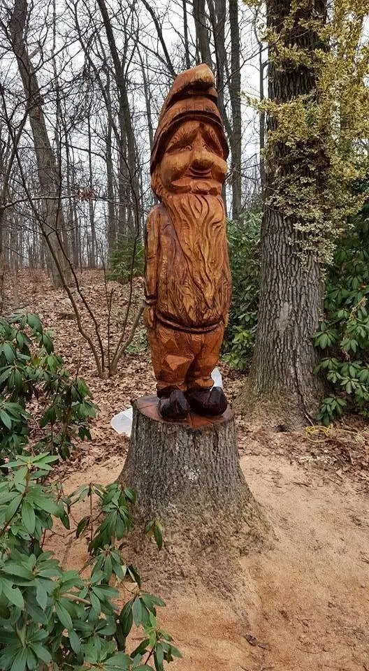 Gnome Stump Carving