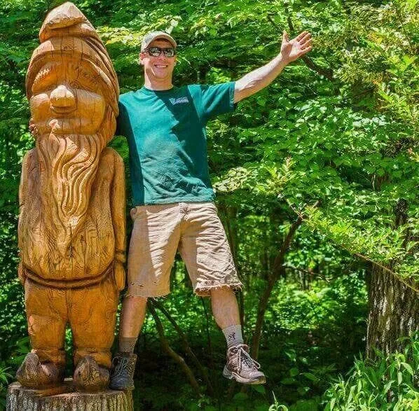 Tall Gnome Carving